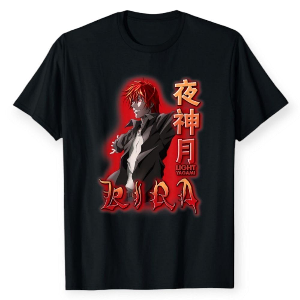 Death Note Light Yagami Kira T-shirt